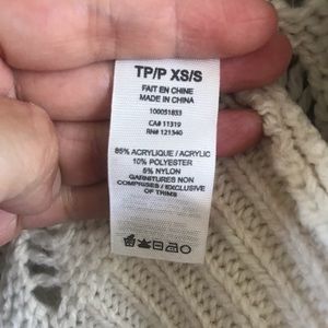 Garage clothing beige sweater